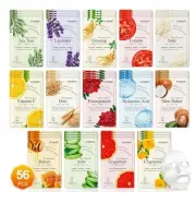 56 Pack Sheet Face Masks Skincare for Women, Hydrating Face Masks Suitable...