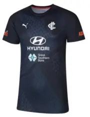 Carlton Blues PUMA AFL Mens Training Tee | Navy by Sporting House