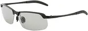 freneci Polarized Photochromic Outdoor Sports Driving for Men Women AntiGlare Eyewear Ultra-Light Sun Glasses - Gray Polarized Photochromic
