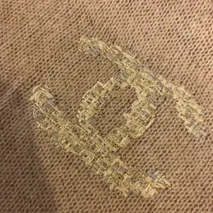 【二手正品】 CHANEL 香奈兒脖圍 素色純絨 180*70cm 100%羊絨 超級舒服超級柔軟的羊絨圍巾   全套 全新