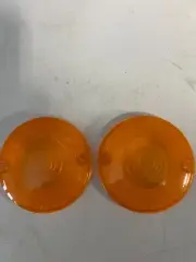 HARLEY DAVIDSON: PAIR OF AMBER TURN SIGNAL / DIRECTIONAL LENSES # 68440-8
