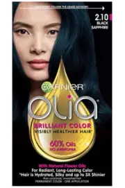 Garnier Olia Brilliant Color Hair Dye, 2.10 Black Sapphire