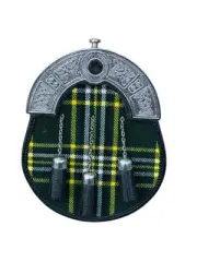 Men's Handmade Scottish Semi Dress Tartan kilt Sporran Chain & Belt 80+ Tartan.