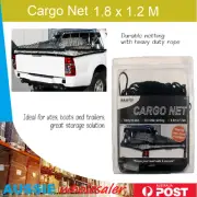 Au CARGO NET Ute Trailer Truck Mesh Rear Trunk Storage Bungee Cord 1.8m x 1.2m