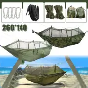 660lbs Double Person Camping Hammock Tent with Mosquito Net Hanging Bed Portable