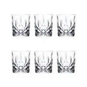 RCR Opera Crystal Old Fashioned Tumbler Glasses 210ml - Set Of 6