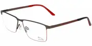 Jaguar 3633 6500 Men's Glasses Grey Size 56 - Private Health Rebate - Blue Light Block Available