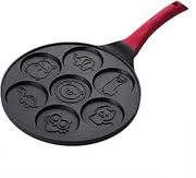 Pancake Maker Pan - Griddle Pancake Pan Molds for Kids Nonstick Pancake Griddle Pan with 7 Animal Shapes