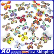10pcs Colorful Transform Flying Trick Prop Clockwork Toy Gift Party Supplies