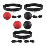 Boxing Ball Headband Set Punch Practice with Storage Bag
