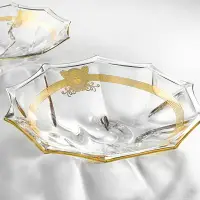 在飛比找樂天市場購物網優惠-捷克風格水晶玻璃果斗家用臺面水果盤美杜莎輕奢樣板間裝飾禮品
