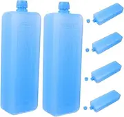 Ice Blocks 6 Pack Freezer Packs Lunch Reusable for Coolers Freezer Blocks for Cooler