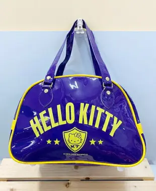 【震撼精品百貨】Hello Kitty 凱蒂貓 Sanrio HELLO KITTY防水手提包/透明防水包-藍黃#05265 震撼日式精品百貨