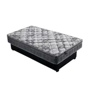 Foret Bed Mattress Single 5 Zone Euro Top Bedding Foam Medium Firm 25cm