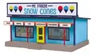 MTH Railking O Trains Mr. Freeze Snow Cones Road Side Stand Building 30-90692