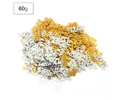 1pack 2020 Happy New Year Confetti Gold Silver Capital Letter Confetti Wedding Party Table Decor
