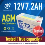 Tpower 12v 7.2ah Alarm UPS AGM Deep Cycle battery 49CCA 12volt 7ah fishing boat