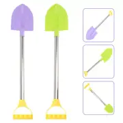2 Pcs Beach Shovel Toys Children Playthings Pool Outdoor Toddler Baby