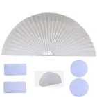 Half Moon Window Shade Half Circle Arch Window Arch Pleated Blind 50% Light F...