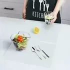 Plastic Transparent Placemats Table Mats Dining Mats For Kitchen Table Y2P2