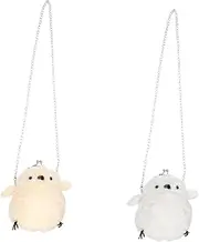 [Holibanna] Cute Plush Chicken Coin Purse Small Pouch for Women Crossbody Bag Accessory