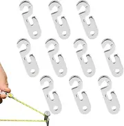 Guyline Cord Adjusters – Tent Rope Tensioner | Wind Rope Buckle | Aluminum Alloy Tie Down Clip – 10pcs Outdoor Shade Canopy Lock for Camping Tent, Awning, Anti-Slip Strap, Gear Organizer