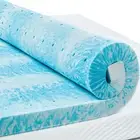 PERLECARE 3 Inch Full Memory Foam Mattress Topper, Cooling Gel Infused Mattre...