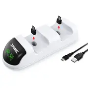Dobe PS5 Wireless Handle Locomotive Dual Controller Charging Dock with Conversion Head LED Light TP5-0506