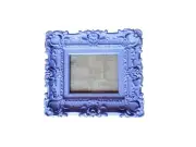 8x10 Lavender Picture Frame, Baroque Ornate Art Wall Frames, Art Canvas Print
