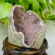 780g Natural Amethyst Geode Mineral Specimen Crystal Quartz Energy Decoration