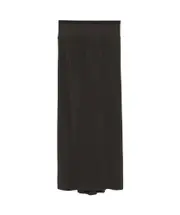 Calf Bias midi skirt IT42 Black