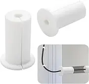 Starlink Cable Routing Kit for 1 Inch Wall Hole, Wall Bushing for Starlink Accessories Cable Wall Pass Through Silicone Exterior Ethernet Cable Grommet, Furniture Wire Holes Sleeve(2 Pcs White)
