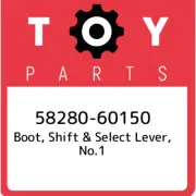 58280-60150 Toyota Boot, shift & select lever, no.1 5828060150, New Genuine OEM