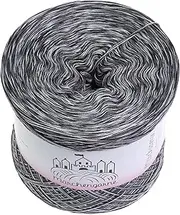 Colour Gradient Yarn Mottled 300 g - 1140 m 4-Ply Bobbel Wool Hand Knitting Yarn Knitting Crochet (Steinhart)