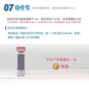 【Opure 臻淨】A7 mini 免耗材 電漿殺菌 靜電集塵 DC節能 空氣清淨機 台灣製造 一級能效 省電 小資抗敏