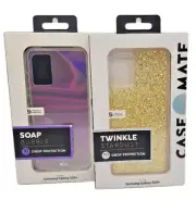 New Genuine Case-Mate for Samsung S20+ Plus Twinkle Stardust/Soap Bubble