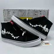 VANS Sk8-Hi Reissue x Peanuts Snoopy Bones Size 10 VNOA2XSBOHL Old Skool