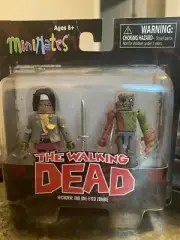 The Walking Dead Mini Mates - Michonne and One-Eyed Zombie