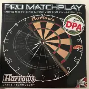 Harrows Pro Matchplay Embedded Knife Wire Bristle Dartboard New in Box