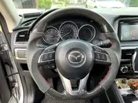 在飛比找樂天市場購物網優惠-[細活方向盤] 正碳纖維款 MAZDA MAZDA2 MAZ