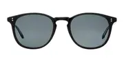 Garrett Leight KINNEY SUN BK/SFPBS Men's Sunglasses Black Size 49
