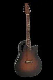 Ovation Applause AE44-7S E-Acoustic Guitar Mid Cutaway Vintage Varnish Satin