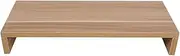Wooden Monitor Stand, Ergonomic Riser Adjustable Height Desktop Organizer for Home Office Computer Screen 50x20 cm Solid Wood (wood)