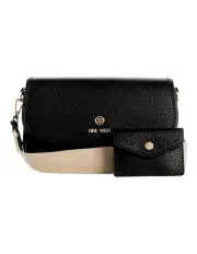 [Nine West] Brice Mini Crossbody Flap in Black