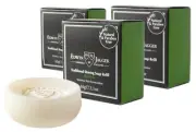 EDWIN JAGGER Aloe Vera Natural Shave Soap Refill 65g 2.3oz Pack of 3 NEW