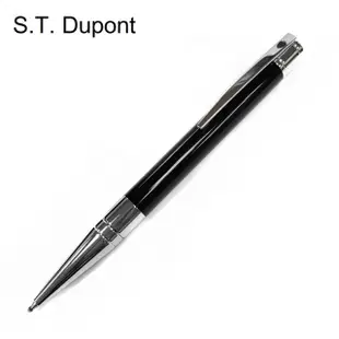 【S.T.Dupont 都彭】D-Initial系列黑桿銀夾原子筆(265200)