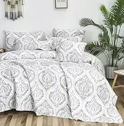 Tache 3 PC Damask Austere Moon Sky Bedspread Quilt Set, Cal King