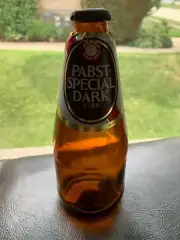 PABST SPECIAL DARK 12oz BEER BOTTLE empty capped