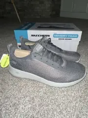 Skechers gray MEMORY FOAM GEN 5 Casual Walking Shoes Mens 9.5