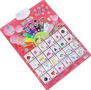 UPKOCH Learning Poster Interactive Electronic Educational Wall Chart for Kindergarten Color and Shape Recognition Material Engaging Learning for Early Development